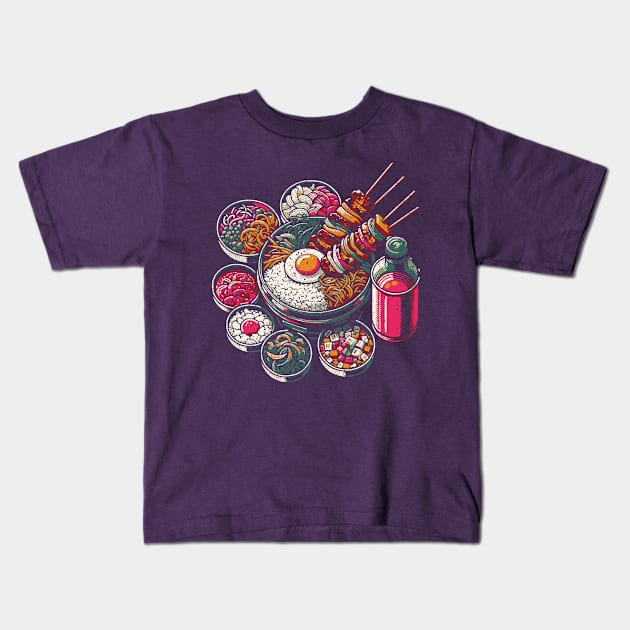 Comfort Food (South Korean) Kids T-Shirt by JSnipe